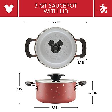 Farberware Disney Bon Voyage 3-qt. Ceramic Nonstick Saucepot with Lid