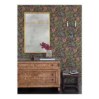 Brewster Home Fashions Voysey Floral Wallpaper