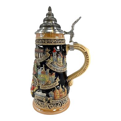 Pinnacle Peak Trading Deutschland Germany Painted City Landscapes Le German Beer Stein .5 L