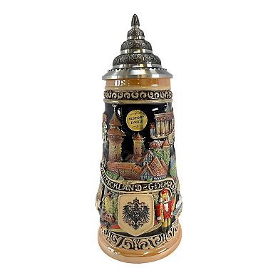 Pinnacle Peak Trading Deutschland Germany Painted City Landscapes Le German Beer Stein .5 L