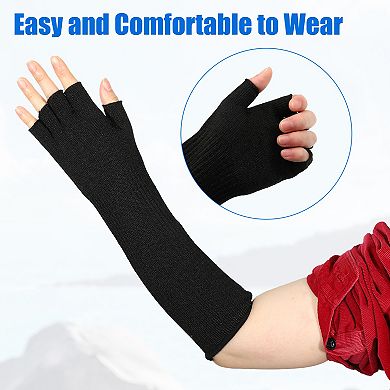 Pair Protection Arm Cut Resistant Sleeves Prevent Scratch For Garden Kitchen Work 11.81"