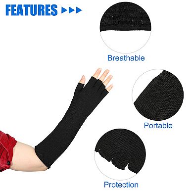 Pair Protection Arm Cut Resistant Sleeves Prevent Scratch For Garden Kitchen Work 11.81"