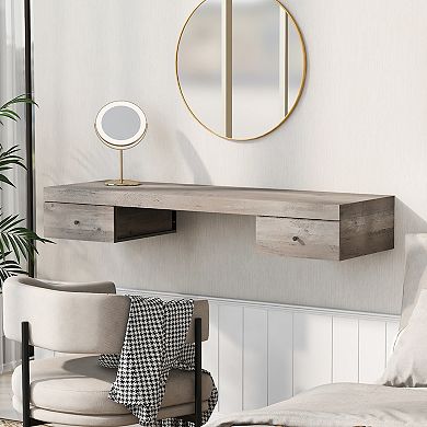 Wall-mounted Vanity Desk