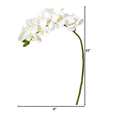 Phalaenopsis Orchid Artificial Flower (set Of 6)