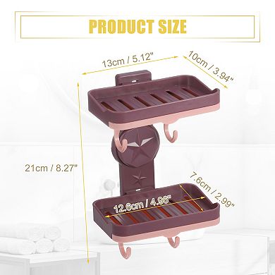 Wall Mounted Soap Dish Soap Box Soap Holder For Bathroom Kitchen