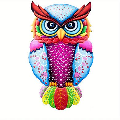 Outdoor Owl Wall Decor, High-quality Metal, Ideal Yard Art Patio Decor