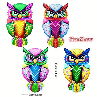 Outdoor Owl Wall Decor, High-quality Metal, Ideal Yard Art Patio Decor