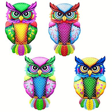 Outdoor Owl Wall Decor, High-quality Metal, Ideal Yard Art Patio Decor