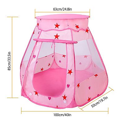 Kids, Prince And Princess Pop-up Game Tent For Indoor And Outdoor Use