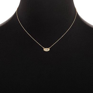 Emberly Evil Eye Gold Tone Cable Chain Necklace