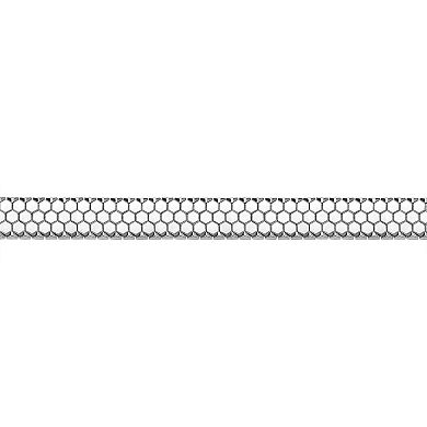 Men's LYNX Stainless Steel Honey Comb Bracelet