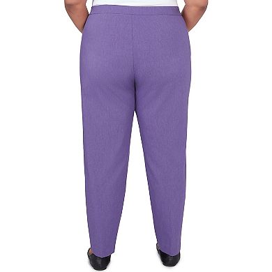 Plus Size Short Alfred Dunner Classic Charmed Pants
