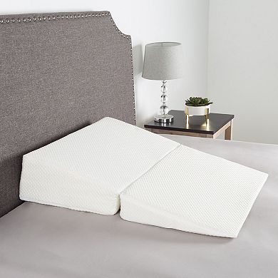 Lavish Home Folding Wedge Memory Foam Pillow