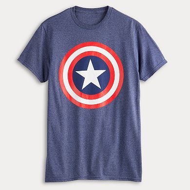 Men's Marvel 80s Captain America Graphic Tee