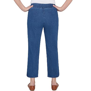 Women's Alfred Dunner Dazzling Split Hem Jeans