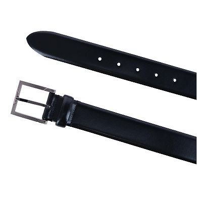 Ctm Men's Italian Genuine Supple Leather Belt