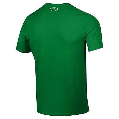 Men's Under Armour Green Notre Dame Fighting Irish 2024 Sideline Wordmark Performance T-Shirt