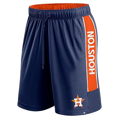 Men's Fanatics Navy Houston Astros Win The Match Defender Shorts