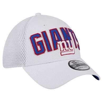 Men's New Era White New York Giants Breakers 39THIRTY Flex Hat