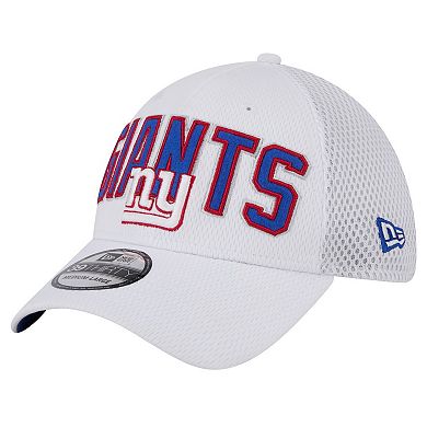 Men's New Era White New York Giants Breakers 39THIRTY Flex Hat