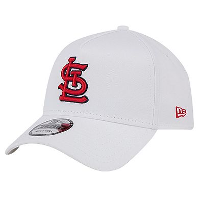 Men's New Era White St. Louis Cardinals TC A-Frame 9FORTY Adjustable Hat