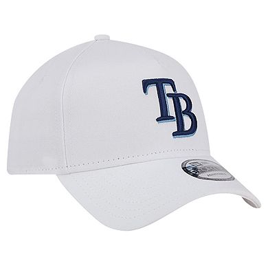 Men's New Era White Tampa Bay Rays TC A-Frame 9FORTY Adjustable Hat
