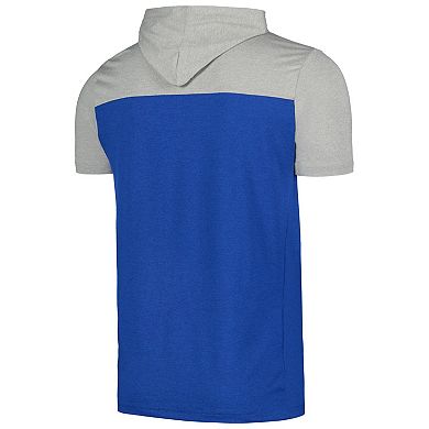 Men's New Era Royal Toronto Blue Jays Active Brushed Hoodie T-Shirt