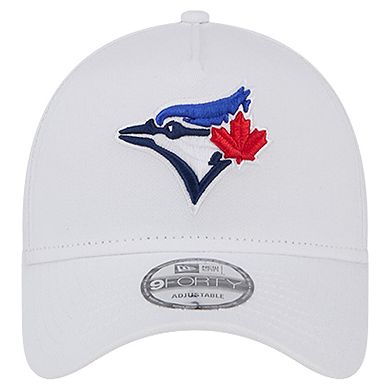 Men's New Era White Toronto Blue Jays TC A-Frame 9FORTY Adjustable Hat