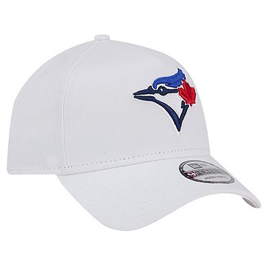 Men's New Era White Toronto Blue Jays TC A-Frame 9FORTY Adjustable Hat