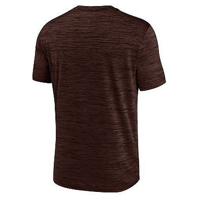 Men's Nike Brown San Diego Padres Large Logo Velocity T-Shirt