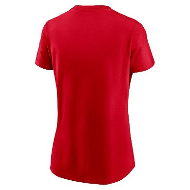 Women's Nike Red Georgia Bulldogs Primetime Evergreen Logo T-Shirt