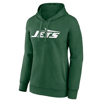 Women's Fanatics Branded  Green New York Jets Primary Logo Pullover Hoodie