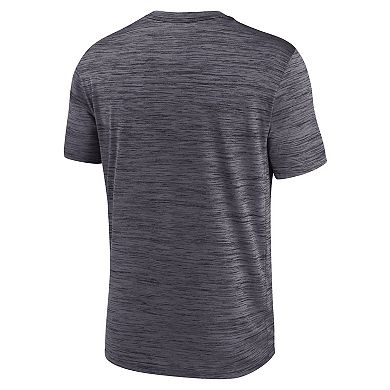 Men's Nike Black Colorado Rockies Large Logo Velocity T-Shirt