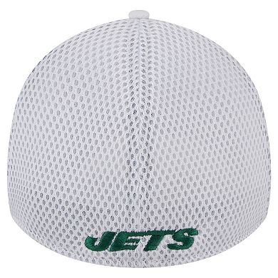 Men's New Era White New York Jets Breakers 39THIRTY Flex Hat