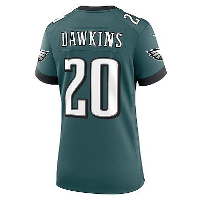 Women's Nike Brian Dawkins Midnight Green Philadelphia Eagles Retired Player Game Jersey