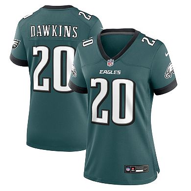 Women's Nike Brian Dawkins Midnight Green Philadelphia Eagles Retired Player Game Jersey