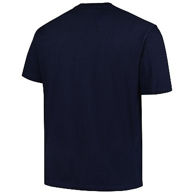 Men's Profile  Navy Cleveland Guardians Big & Tall Americana T-Shirt