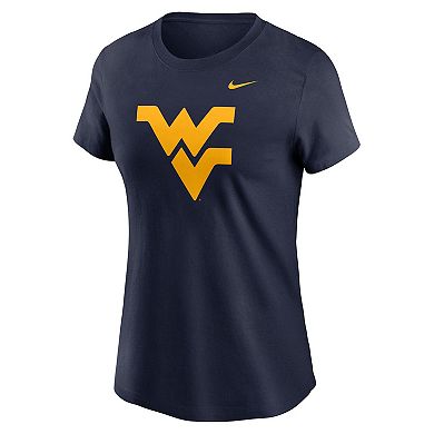 Women's Nike Navy West Virginia Mountaineers Primetime Evergreen Logo T-Shirt