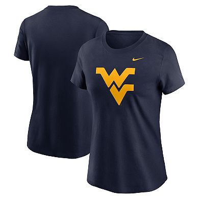 Women's Nike Navy West Virginia Mountaineers Primetime Evergreen Logo T-Shirt