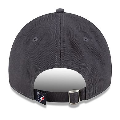Men's New Era Graphite Houston Texans Core Classic 9TWENTY Adjustable Hat