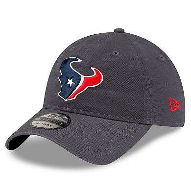 Men's New Era Graphite Houston Texans Core Classic 9TWENTY Adjustable Hat