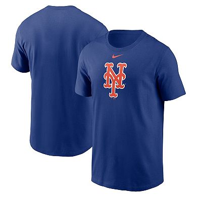 Men's Nike Royal New York Mets Fuse Logo T-Shirt