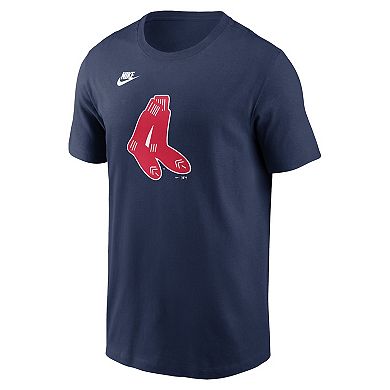 Men's Nike Navy Boston Red Sox Cooperstown Collection Team Logo T-Shirt