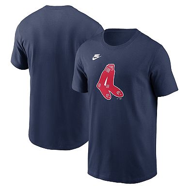 Men's Nike Navy Boston Red Sox Cooperstown Collection Team Logo T-Shirt