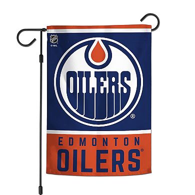 WinCraft Edmonton Oilers 12'' x 18'' Double-Sided Garden Flag