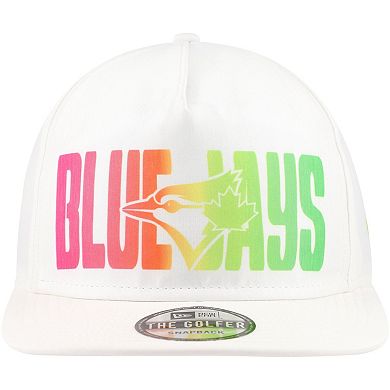 Men's New Era White Toronto Blue Jays Spring Spectrum Golfer Snapback Hat
