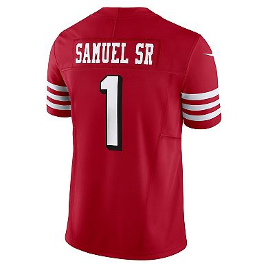 Men's Nike Deebo Samuel Sr Scarlet San Francisco 49ers Alternate Vapor F.U.S.E. Limited Jersey