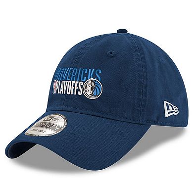 Men's New Era Navy Dallas Mavericks 2024 NBA Playoffs 9TWENTY Adjustable Hat