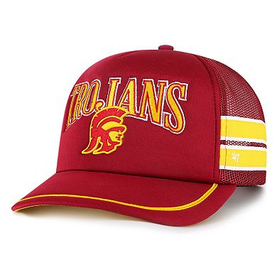 Men's '47 Cardinal USC Trojans Sideband Trucker Adjustable Hat