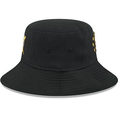 Men's New Era  Black Los Angeles Dodgers 2024 Armed Forces Day Bucket Hat